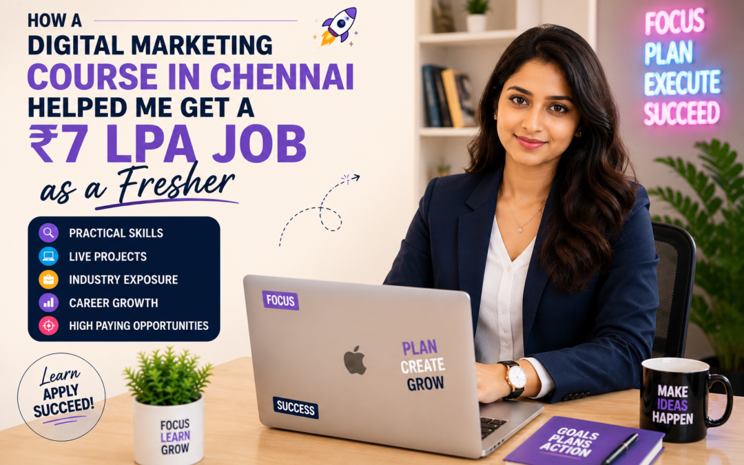 How a Digital Marketing Course in Chennai Helped Me Get a ₹7 LPA Job as a Fresher